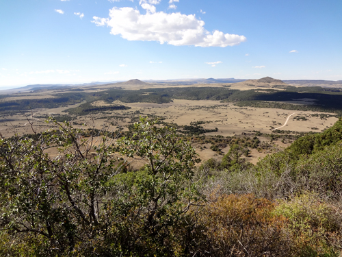 View from Capulin Volcano parking lot